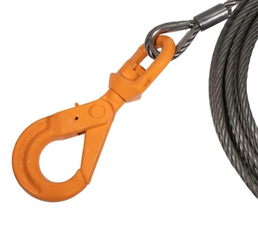 Mytee Products 1/2" x 150' Winch Cable Rope Wrecker Tow Truck Rollback - Steel Core w/Hook, 23,600 lbs Breaking Strength - Image 7