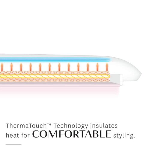 T3 Singlepass Ceramic 1” Straightening and Styling Iron Digital Custom Blend Ceramic Flat Iron With Adjustable Heat Settings for Straight Smooth Hair, Waves and Curls, 1, - Image 3
