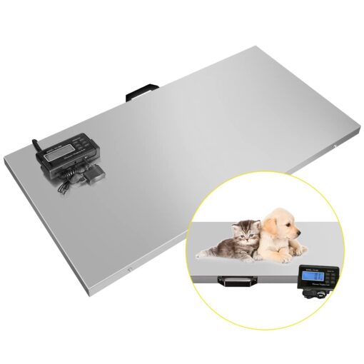 Togarhow 1100Lbs x 0.2Lbs Digital Livestock Scale Large Pet Vet Scale Stainless Steel Platform Electronic Postal Shipping Scale for Heavy Duty Large Dog Hog Sheep Goat Pig Sheep Scale - Image 9