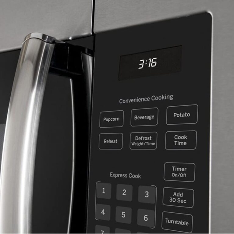 GE JVM3160RFSS 1.6 Cu. Ft. Over-the-Range Microwave Oven Stainless Steel Bundle with 2 YR CPS Enhanced Protection Pack - Image 5