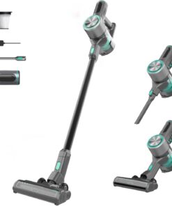 Wyze Cordless Vacuum S with 20Kpa Powerful Suction, Lightweight Stick with HEPA Filter, 300W Powerful Brushless Motor, 40mins Runtime for Home Hard Floor Carpet Pet Hair