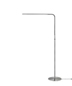 daylight Company Slimline 3 Floor Lamp-LED-80 CRI-Eye Care-4 Brightness Levels, 3,000 LUX at 30 cm, 1,065 LUMENS-4 Step DIMMER Mode, White