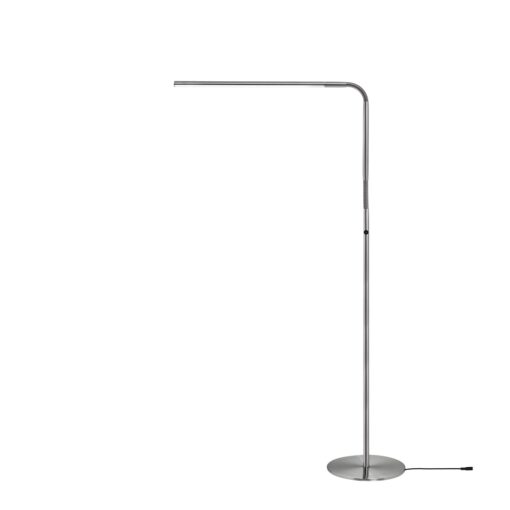 daylight Company Slimline 3 Floor Lamp-LED-80 CRI-Eye Care-4 Brightness Levels, 3,000 LUX at 30 cm, 1,065 LUMENS-4 Step DIMMER Mode, White