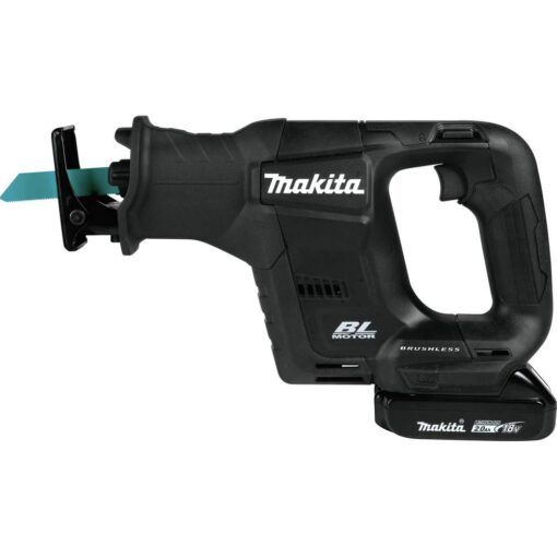 Makita XRJ07R1B 18V LXT Lithium-Ion Sub-Compact Brushless Cordless Recipro Saw Kit (2.0Ah) - Image 8