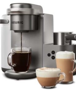 Keurig K-Cafe C Single Serve K-Cup Pod C Latte and Cappuccino Maker, 12, Nickel