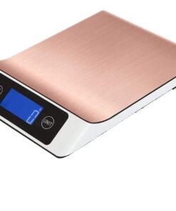 ZOCWJK Electronic Scales High Precision Electronic Cooking Scale Digital Stainless-Steel Food Scale Jewelry Scales Scales(Orange-15kg/1g