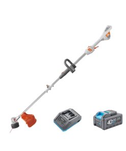 RB 17" Cordless String Trimmer, 40V Lithium Battery Weed Wacker with 4.0Ah Battery & Fast Charger & .095'' line, 2 in 1 Grass Trimmer and Edger, 2-Speed Adjustable, Low Vibration Lawn Garden Tool