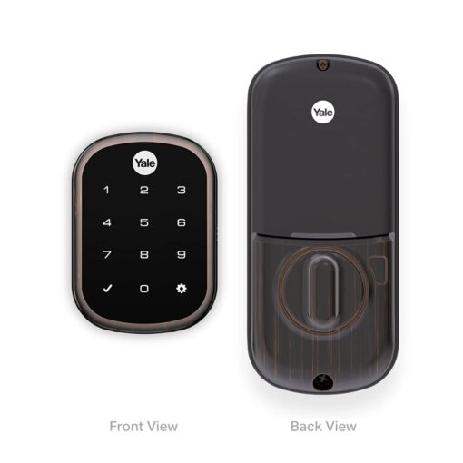 Yale | LiftMaster Smart Lock with Touchscreen Deadbolt - Works with myQ App & Key by Amazon in-Garage Delivery when paired with Smart Garage Hub (sold separately), Oil Rubbed Bronze - Image 8