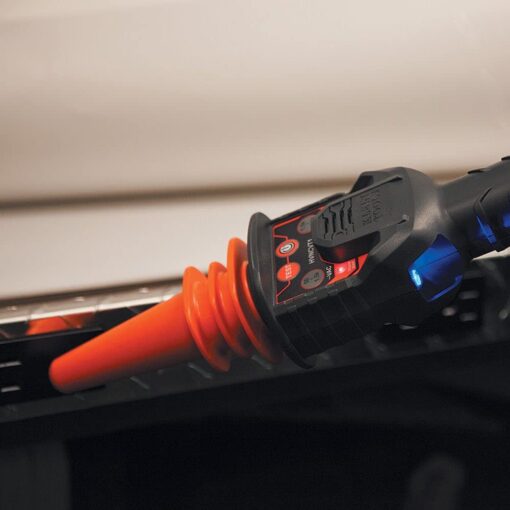 Klein Tools HVNCVT-1 Dual-Range Non-Contact High-Voltage Tester, Dual-Range, Audio/Visual Indicators, Water Resistant, With Case and Battery - Image 8