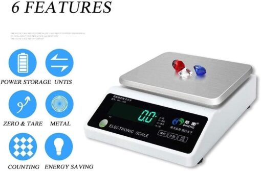 3kg/0.01g Digital Scale Electronic Scale Display High Precision Counter Weighing Industrial Analysis Precision - Image 2