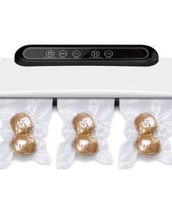 RMENST Food Vacuum Sealer Machine - Automatic Food Sealer for Food Saver with Dry Moist Food Modes,Compact Design,with Bags Easy to Clean