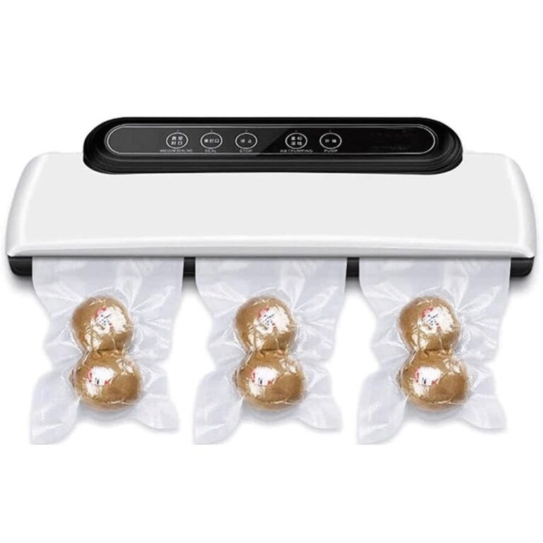 RMENST Food Vacuum Sealer Machine - Automatic Food Sealer for Food Saver with Dry Moist Food Modes,Compact Design,with Bags Easy to Clean