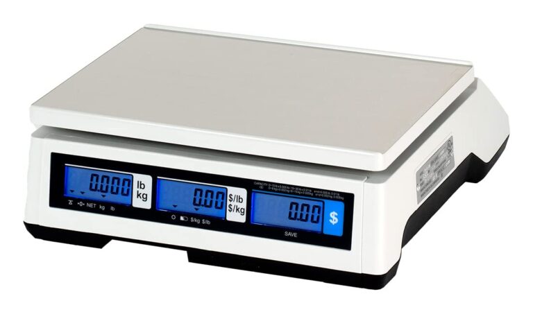CAS ER Jr Electronic Price Computing Scale with Dual LCD Display, Stainless Steel Platform, NTEP Approved for Accurate Weighing - Ideal for Retail Stores, Farmers Market, & Bakeries - Image 4