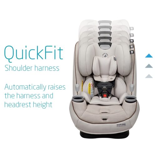 Maxi-Cosi Pria Max All-in-One Convertible Car Seat, Rear Facing Car Seat (4-40 lbs), Forward Facing Car Seat (22-65 lbs), High Back Booster Seat (40-100 lbs), Pure COSI, Desert Wonder - Image 9