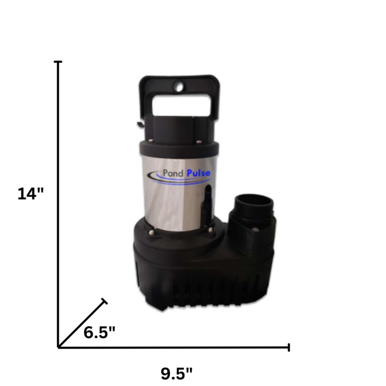 HALF OFF PONDS Pond Pulse 3,000 GPH Hybrid Drive Submersible Pump for Ponds, Water Gardens and Pond Free Waterfalls w/ 30' Power Cord - PP-3000 - Image 7