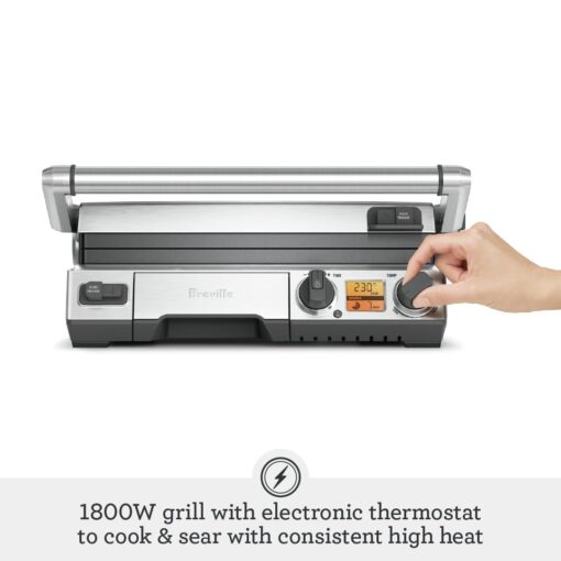 Breville BGR820XL Smart Grill, Brushed Stainless Steel - Image 6