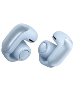 Bose Ultra Open Bluetooth Earbuds, True Wireless Earbuds with OpenAudio for Awareness, Clip On Design for Comfort, Immersive Audio, Up to 48 Hrs of Playtime, Moonstone Blue - Limited Edition Color