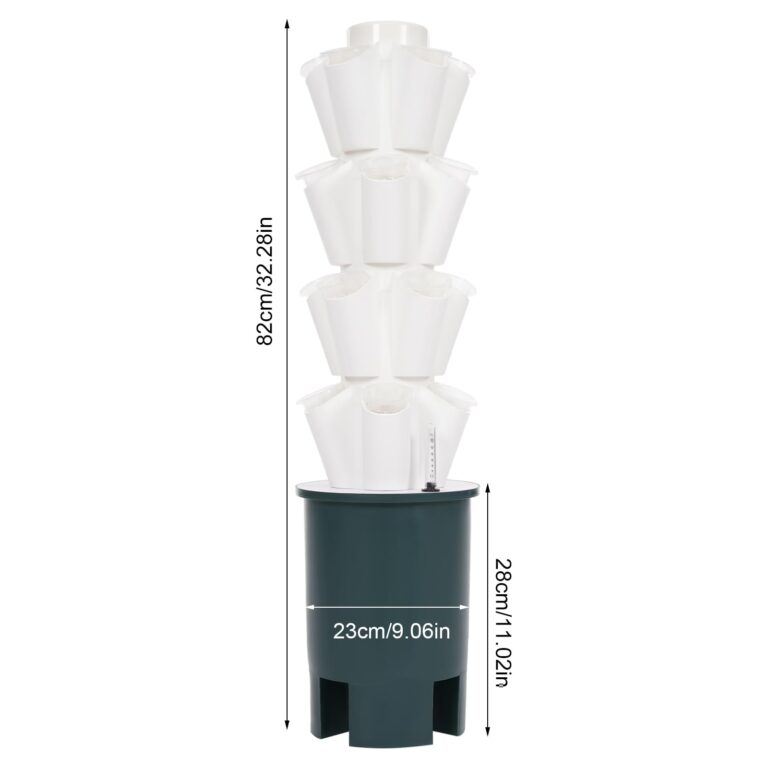 XURUIUS 20 Plant Vertical Tower Garden System,Indoor Hydroponic Growing Kit,Vegetable Planter,for Gardening Enthusiasts - Image 3