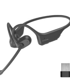 NUROUM OpenEar Pro 2 Headphones with Mic, ENC Noise Cancelling Microphone, Bluetooth 5.3 Multi-Point Connection, Sweatproof Wireless Headset for Work, 15H Comfort for Home Office, Driving