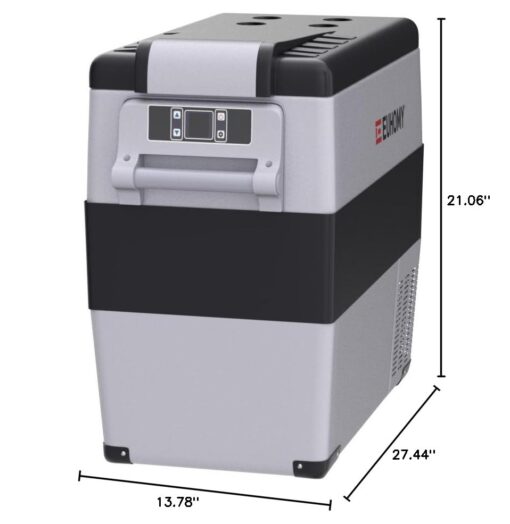EUHOMY 12 Volt Refrigerator, 59QT(55L) Electric Cooler, 12V Fridge APP Control, 12V Cooler -4℉~68℉, Portable Freezer 12/24V DC 110-240V AC for Camping, Travel, Truck, Home - Image 2