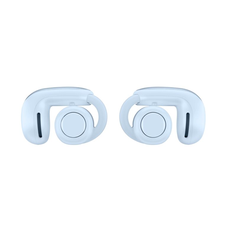 Bose Ultra Open Bluetooth Earbuds, True Wireless Earbuds with OpenAudio for Awareness, Clip On Design for Comfort, Immersive Audio, Up to 48 Hrs of Playtime, Moonstone Blue - Limited Edition Color - Image 4