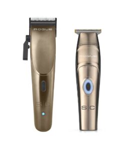 Stylecraft Rogue Professional 9V Magnetic Motor Cordless Clipper and Trimmer Combo Set Matte Gunmetal