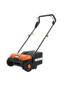 WORX WG850 12 Amp 14 Inch Corded Electric Dethatcher, Black