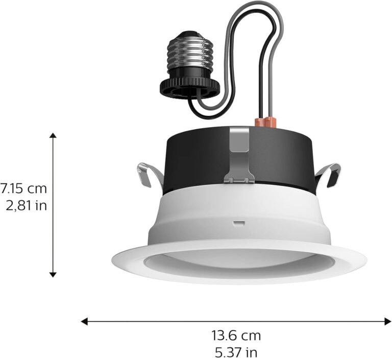 Philips Hue Smart Recessed 4 Inch LED Downlight - White and Color Ambiance Color-Changing Light - 6 Pack - 850LM - Indoor - Control with Hue App - Works with Alexa, Google Assistant and Apple Homekit - Image 7