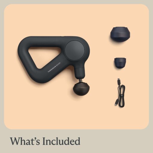 TheraGun Relief Quiet Deep Tissue Therapy Massage Gun - Bluetooth Enabled, Electric Percussion Massage Gun & Personal Massager for Pain in The Neck, Back, Leg, Shoulder and Foot (Relief - Black) - Image 3
