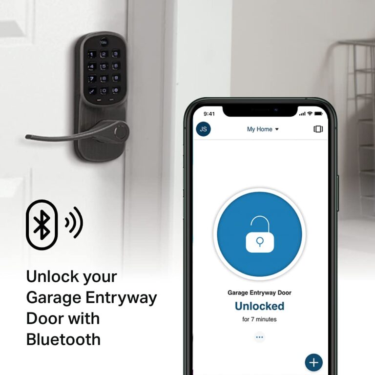 Yale | LiftMaster Smart Lock with Keypad Lever- Works with myQ App & Key by Amazon in-Garage Delivery when paired with Smart Garage Hub (sold separately), Oil Rubbed Bronze - Image 3