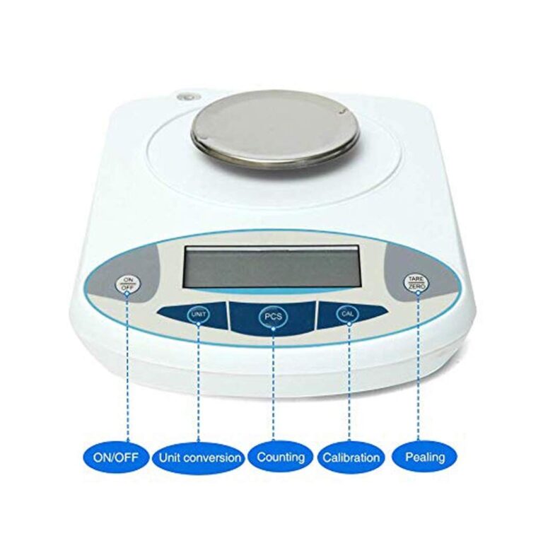 ZOCWJK High Precision Scientific Lab Digital Analytical Electronic Balance 3000g*0.01g Accuracy Jewelry Weighs Scales Lab Precision Weighing Electronic Scales,200g*0.01g (300g*0.01g - Image 3