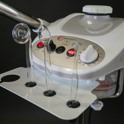 OMWAH 3 in 1 Aromatherapy Facial Steamer with 5X LED Magnifying Lamp Glass High-Frequency Esthetician Spa Equipment - Image 3