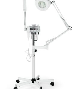 Salonsunny 3 in 1 Professional Facial Steamer & Magnifying LED Lamp & High Frequency Esthetician Spa Equipment