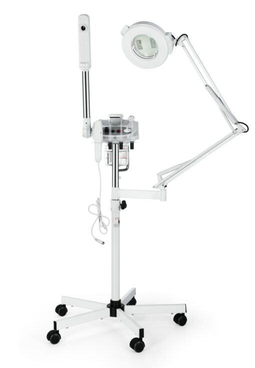 Salonsunny 3 in 1 Professional Facial Steamer & Magnifying LED Lamp & High Frequency Esthetician Spa Equipment
