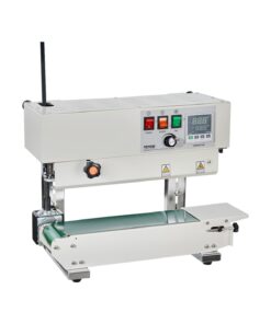 VEVOR Continuous Bag Band Sealing Machine, 0.24-0.47 in/6-12 mm Seal Width, Vertical Band Sealer Machine with Digital Temperature Control, Carbon Steel Bag Sealer for 0.02-0.8 mm Plastic Bags Films