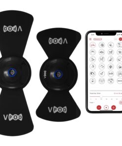 Massage Therapy Concepts VPOD Deluxe Wireless TENS Unit - EMS Muscle Stimulator for Pain Relief Therapy, 24 Modes - TENS Massager Stimulation Machine for Sciatica, Back, Neck, Nerve - FSA/HSA Eligible