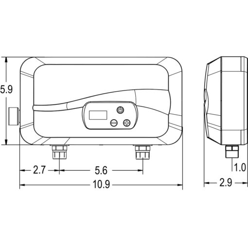EcoSmart POU 6T 6.5kW 240v Thermostatic Point of Use Tankless Electric Water Heater - Image 7