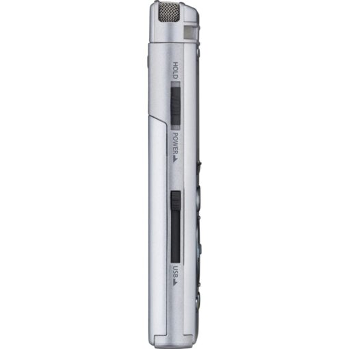 OM SYSTEM OLYMPUS Voice Recorder DM-720 with 4GB, Micro SD Slot, USB Charging, Direction PC Connection, Transcription Mode, Silver - Image 4
