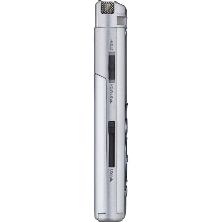 OM SYSTEM OLYMPUS Voice Recorder DM-720 with 4GB, Micro SD Slot, USB Charging, Direction PC Connection, Transcription Mode, Silver - Image 4