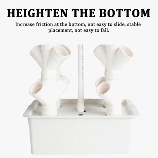 QZQHNYJ 16/24-Holes Hydroponics Growing System Vertical Garden Planter Indoor Smart Garden Kit with Pump and Movable Water Tank for Gardening Lover,24holes - Image 4