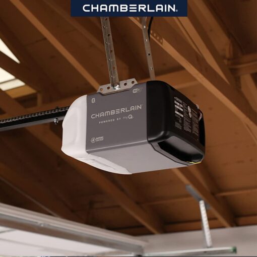 CHAMBERLAIN B2215T Garage Door Opener with Battery Backup, Black - Image 4