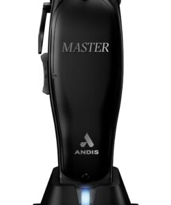 Andis Black Label MLC Professional Master Cordless Hair Trimmer, Adjustable Carbon Steel Blade Hair Clipper for Close Cutting, Black