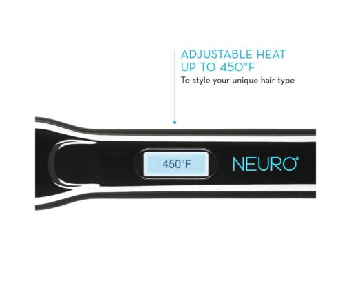 Neuro by Paul Mitchell Smooth Titanium Flat Iron, Adjustable Heat Settings, For Advanced Smoothing + Straightening, 1.25" - Image 5