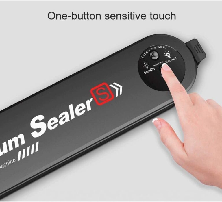MIXIA Sous Vide alimentaire professionnelle Mini Automatic Vacuum Sealer, Food Vacuum Sealer Machine with 10 pcs Free Storage Bags Vacuum Food Sealers Vacuum Packing Machine for Food (Black) - Image 3