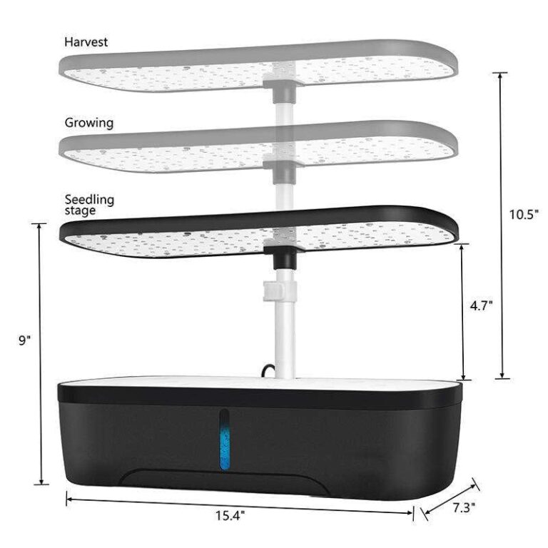 Hydroponic Planting Machine, DIY Soilless Cultivation Planting Kit, 12 Planting Points, Hydroponic Planting System for Indoor Gardening, Herb Garden Kit, Suitable for Home, Kitchen and Gardening - Image 6