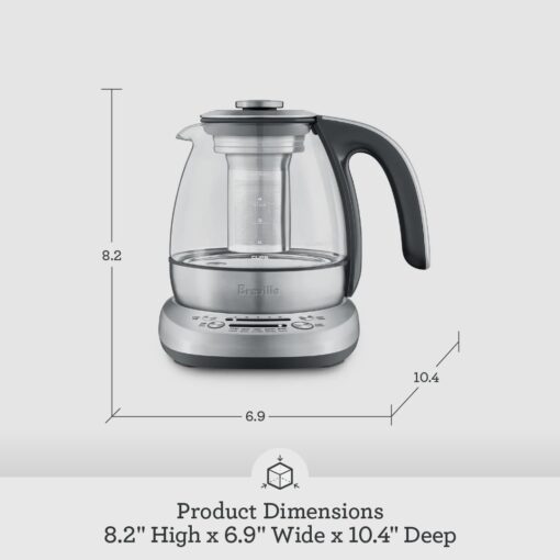 Breville Smart Tea Infuser Compact Kettle, One Size, Clear - Image 3