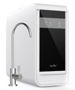 SimPure Q3-600 Tankless Reverse Osmosis System, Under Sink Water Filter System 600 GPD, 7 Stage RO Water Filtration, House Water Filter System, NSF/ANSI 58 Certified, 2:1 Pure to Drain, Built-in Pump