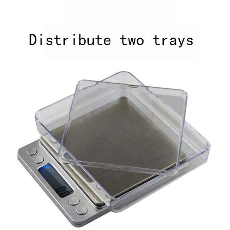 Digital Display Electronic Scale LCD Backlit High Precision Easy Read Tare Function for Fruit Vegetables Weighing (Size : 3kg/0.1g) (500g/0.01g) () - Image 3