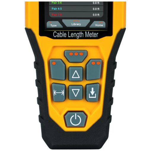 Klein Tools 501-915 Cable Tester, TDR Cable Length Meter Measures Electrical, Data, Two-Wire and Romex Cables, Includes Leads, Carrying Case - Image 9