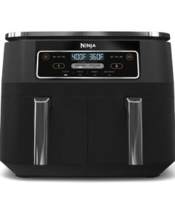 Ninja Foodi 4-in-1 8-Quart 2-Basket Air Fryer with DualZone Technology – Air Fry, Roast, Reheat, Dehydrate; Independent Cooking Zones; Dishwasher Safe